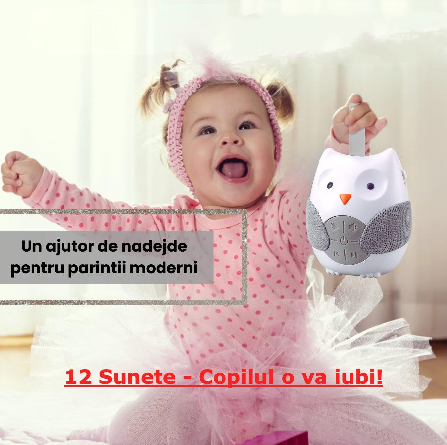 Dispozitiv Bufnita Sunete Albe pentru copilul tau