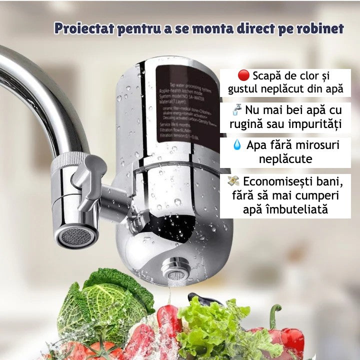 Filtru profesional AquaPur™ – Apă Curată, Direct de la Robinet